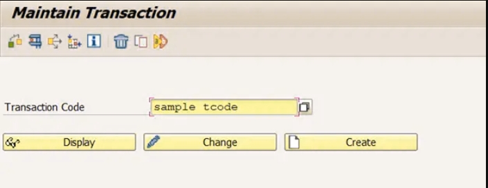 Maintain Transaction