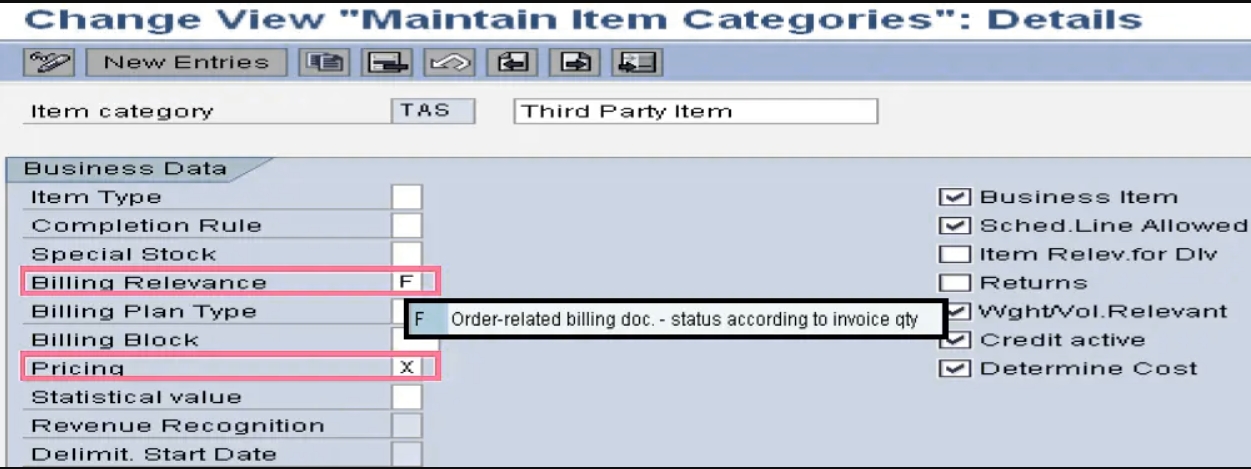 Third Party Sales-Item Category