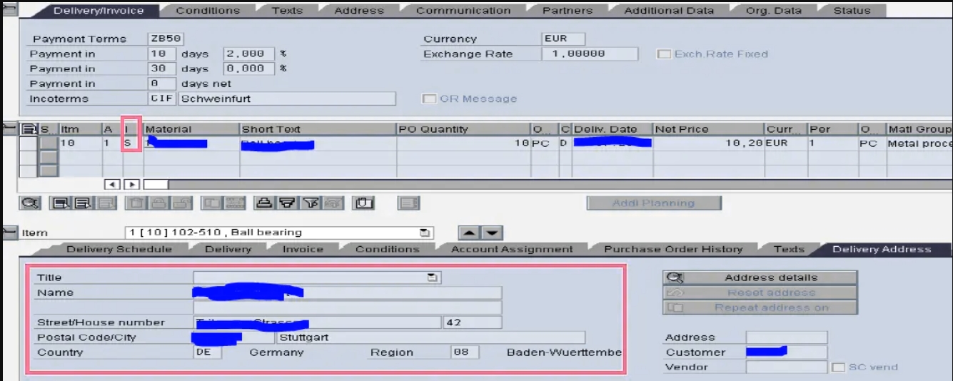 Third-Party Sales –Purchase Order creation