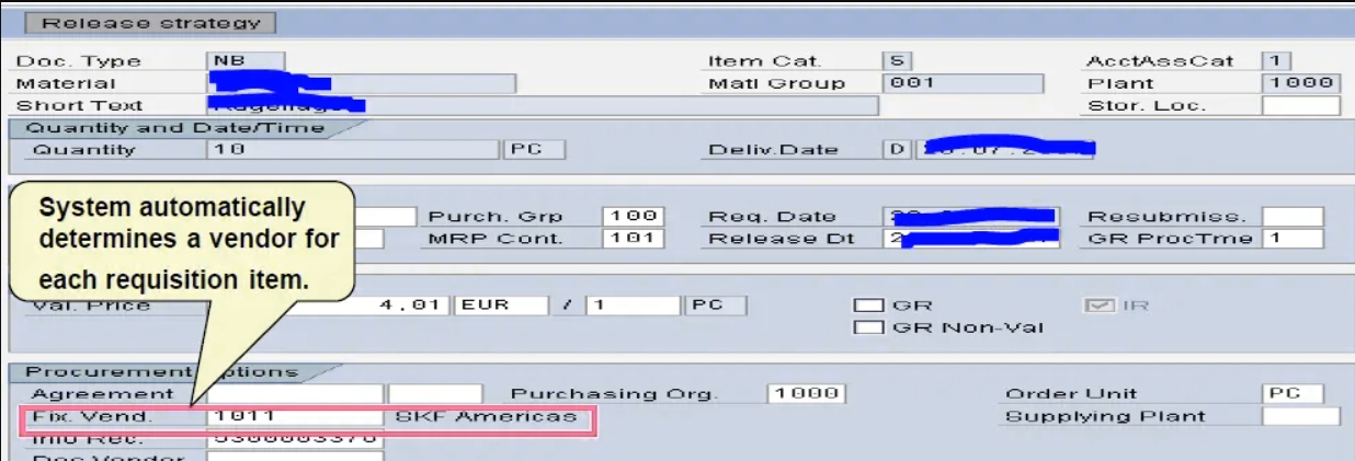 Third-Party Sales –Purchase Requisition creation
