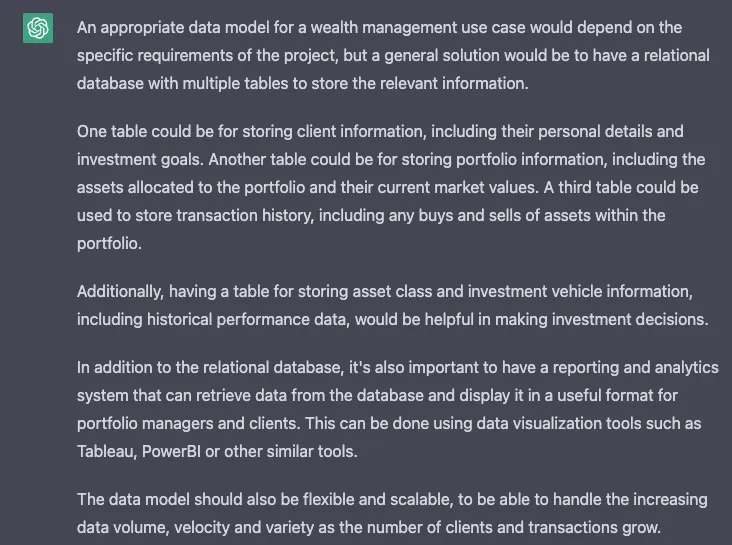 data model definition