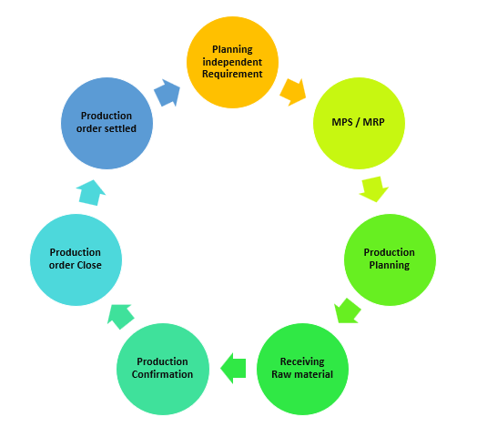 sap pp process flow